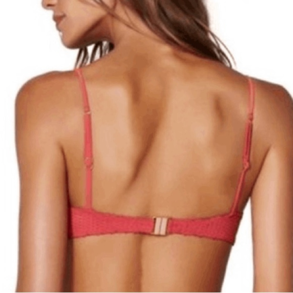 ViX Coral Scales Bikini Set M Underwire Corset Top Full Bottoms - Picture 5 of 12